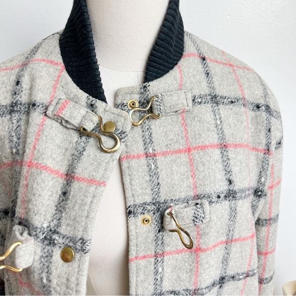 1960s Wool Sun N Sno Plaid Ski Jacket - Picture 7 of 12